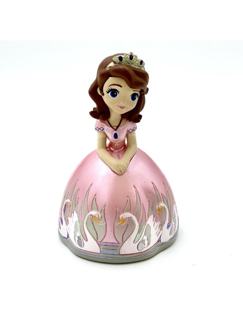 DISNEY SOFIA THE FIRST IN PINK SWAN DRESS PVC FIGURE 3” Cake Topper